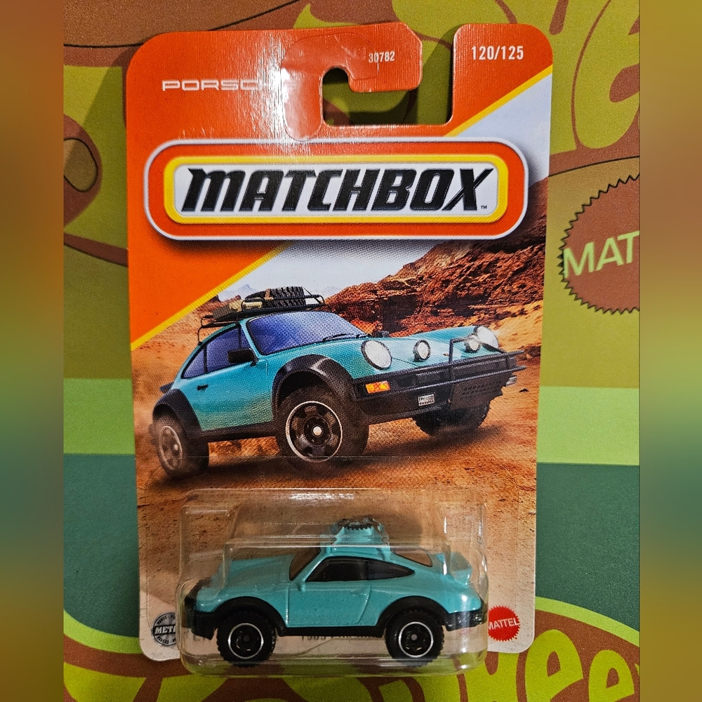 Matchbox Porsche 911 Rally Car - Teal